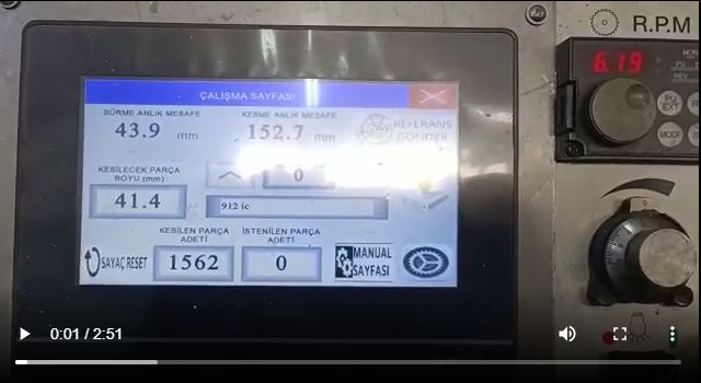 Otomatik Daire testere Revizyonu